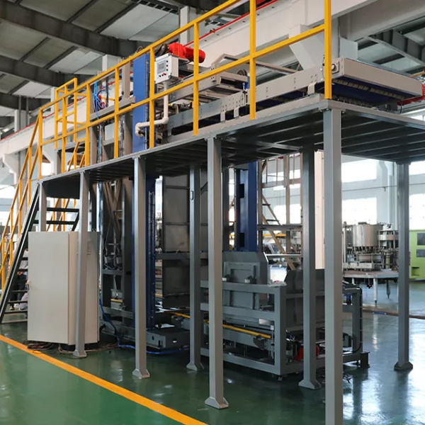 Automatic Empty Bulk Can High Level Depalletizer Machine for Beverage Production Plant - Image 2