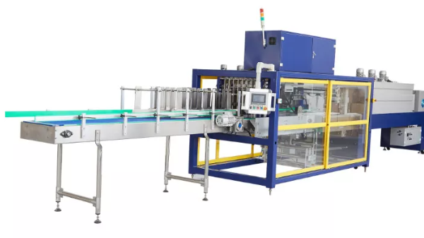 Shrink wrapping plastic film heat shrink packaging machine