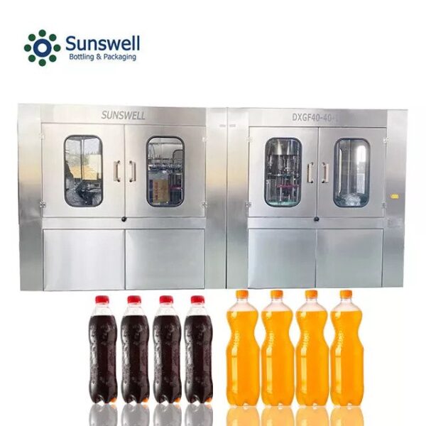 Sunswell - 6000BPH Soft drink filling machine carbonated drink production line energy drink bottling machine