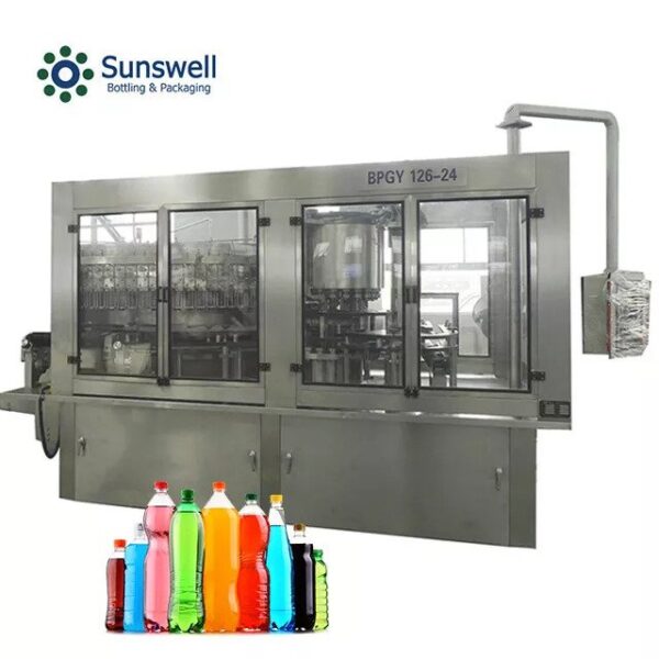Sunswell - Carbonated drink production line carbonated drink filling line carbonated beverages manufacturing process