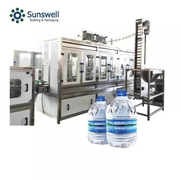Sunswell - Automatic mineral water 5L bottled water filling machine for big bottles