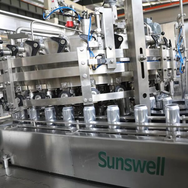 Sunswell - Aluminum Can Pet Can 21000CPH 2 in1 CSD Drink Juice Milk Water Filling Seaming Canning Machine - Image 4