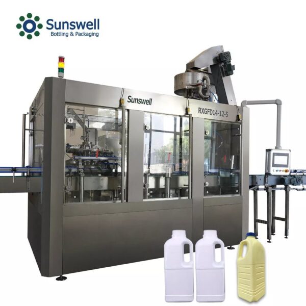 Sunswell - Aseptic Milk Filling Packing Line automatic yoghurt bottle filling machine